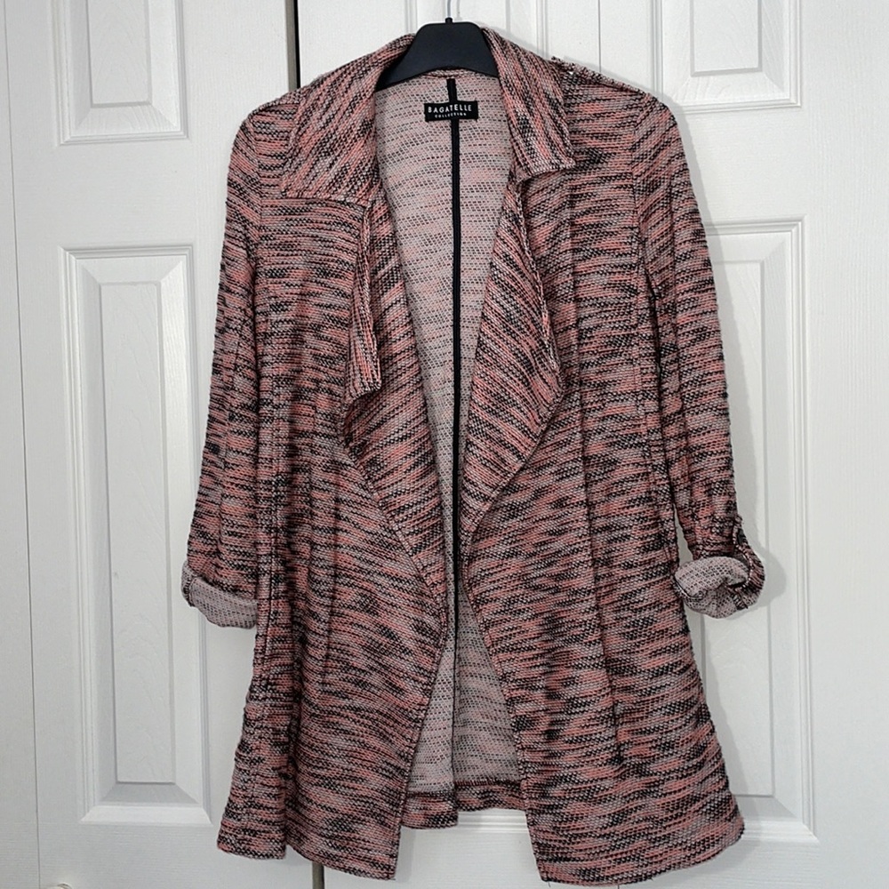Bagatelle Open Front Knit Cardigan